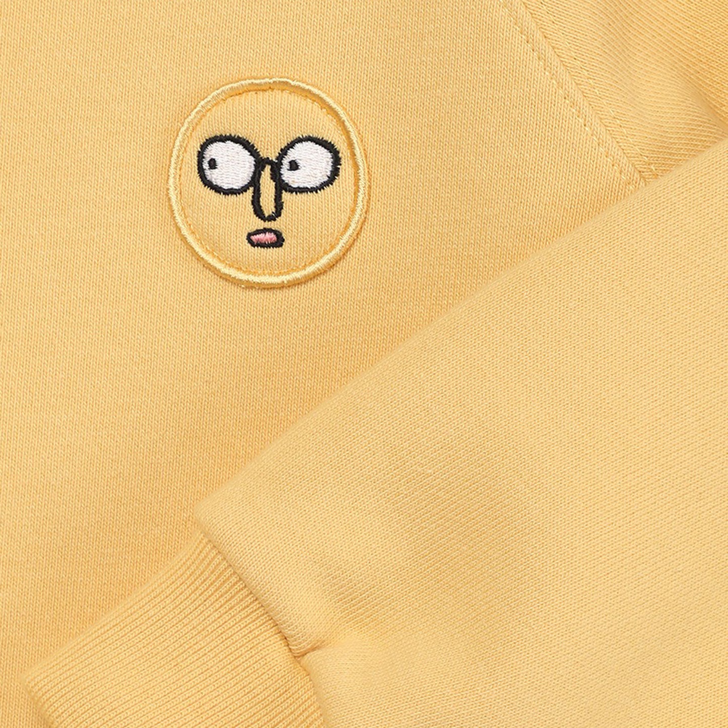Patch Sweatshirt Yellow