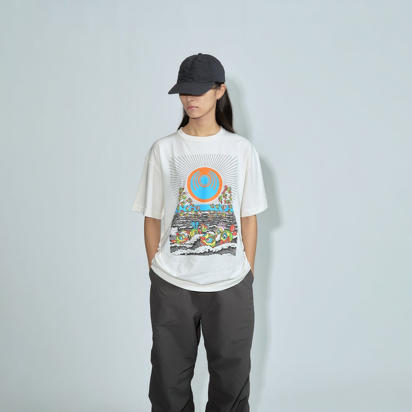 T-SHIRT “OUR SUN" — DAWN  RESPECT FOR KEIICHI TANAAMI from TKSC