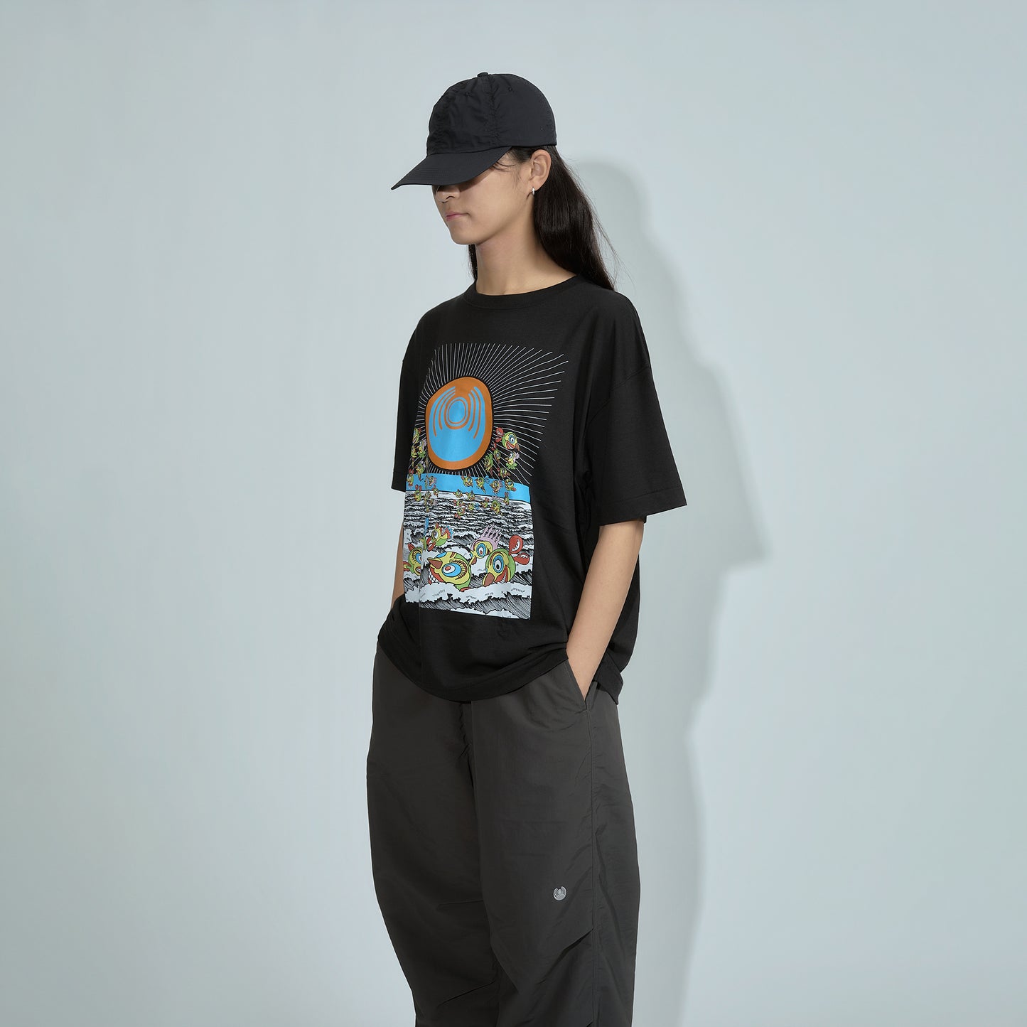 T-SHIRT “OUR SUN" — DAWN  RESPECT FOR KEIICHI TANAAMI from TKSC