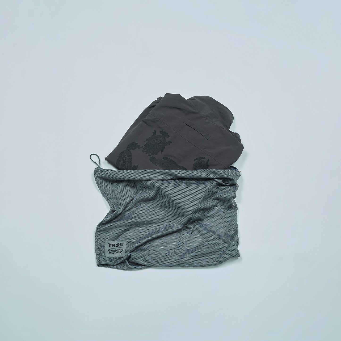 NYLON TARCK BLOUSON “GOLDFISH SWIM IN THE POOL” RESPECT FOR KEIICHI TANAAMI from TKSC