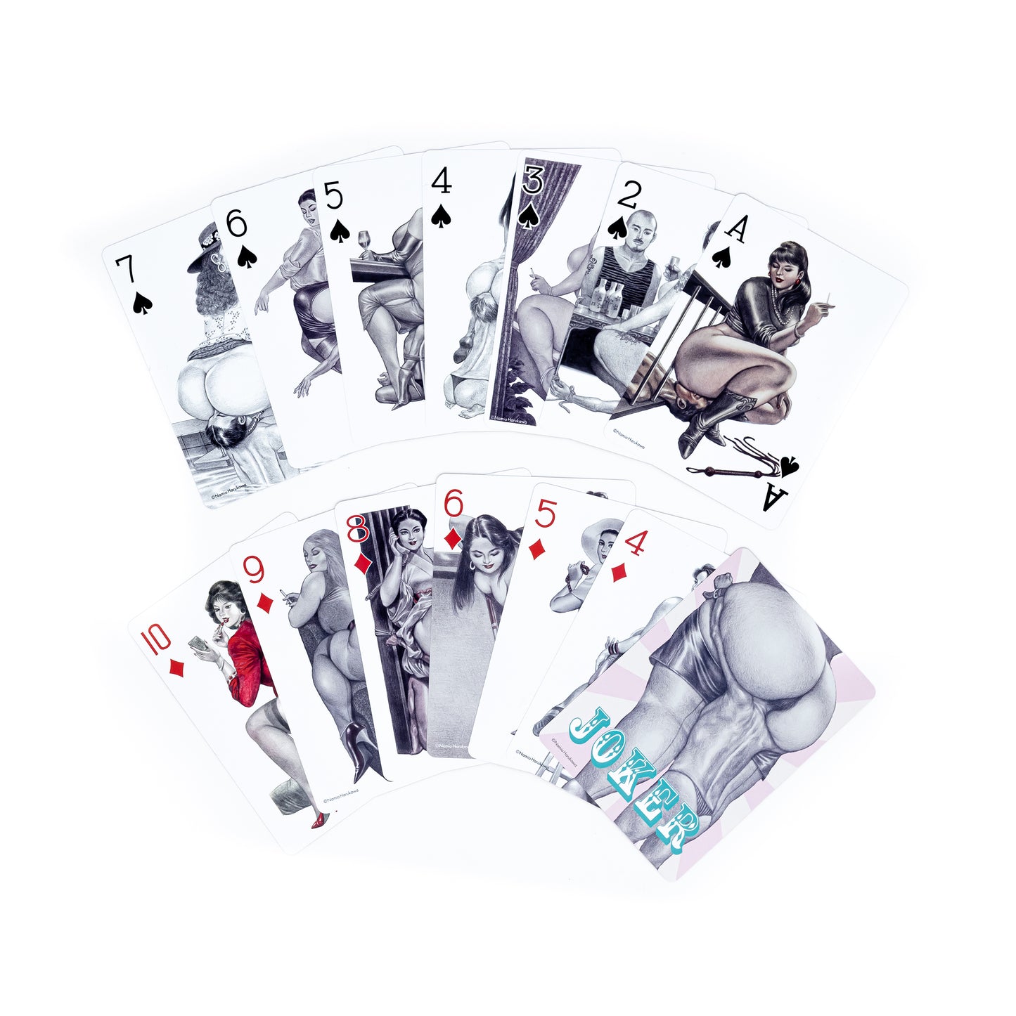 Namio Harukawa playing card  produced and designed by Hajime Sorayama